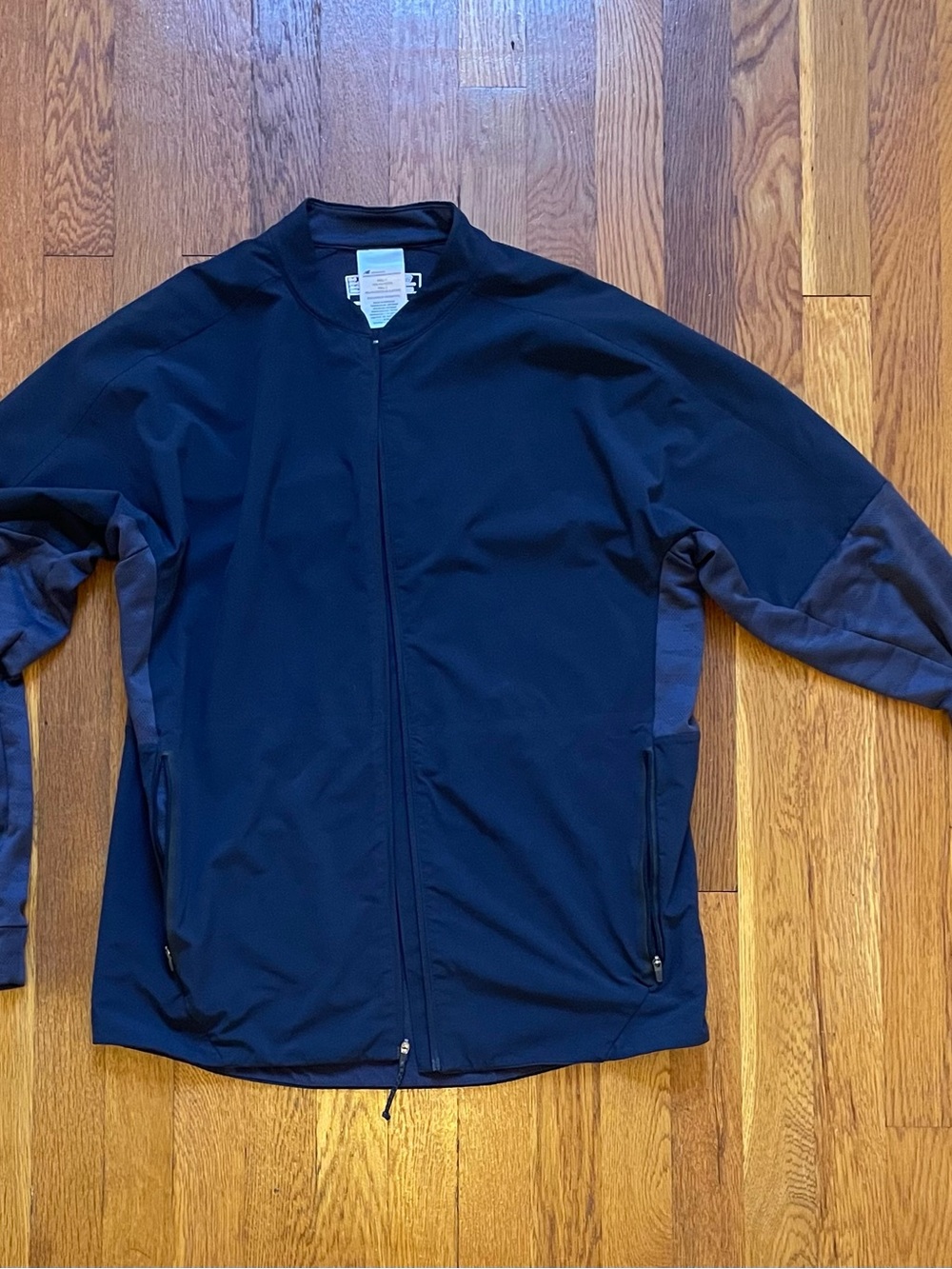 New Balance Navy Lightweight Athletic Full-Zip Jacket
